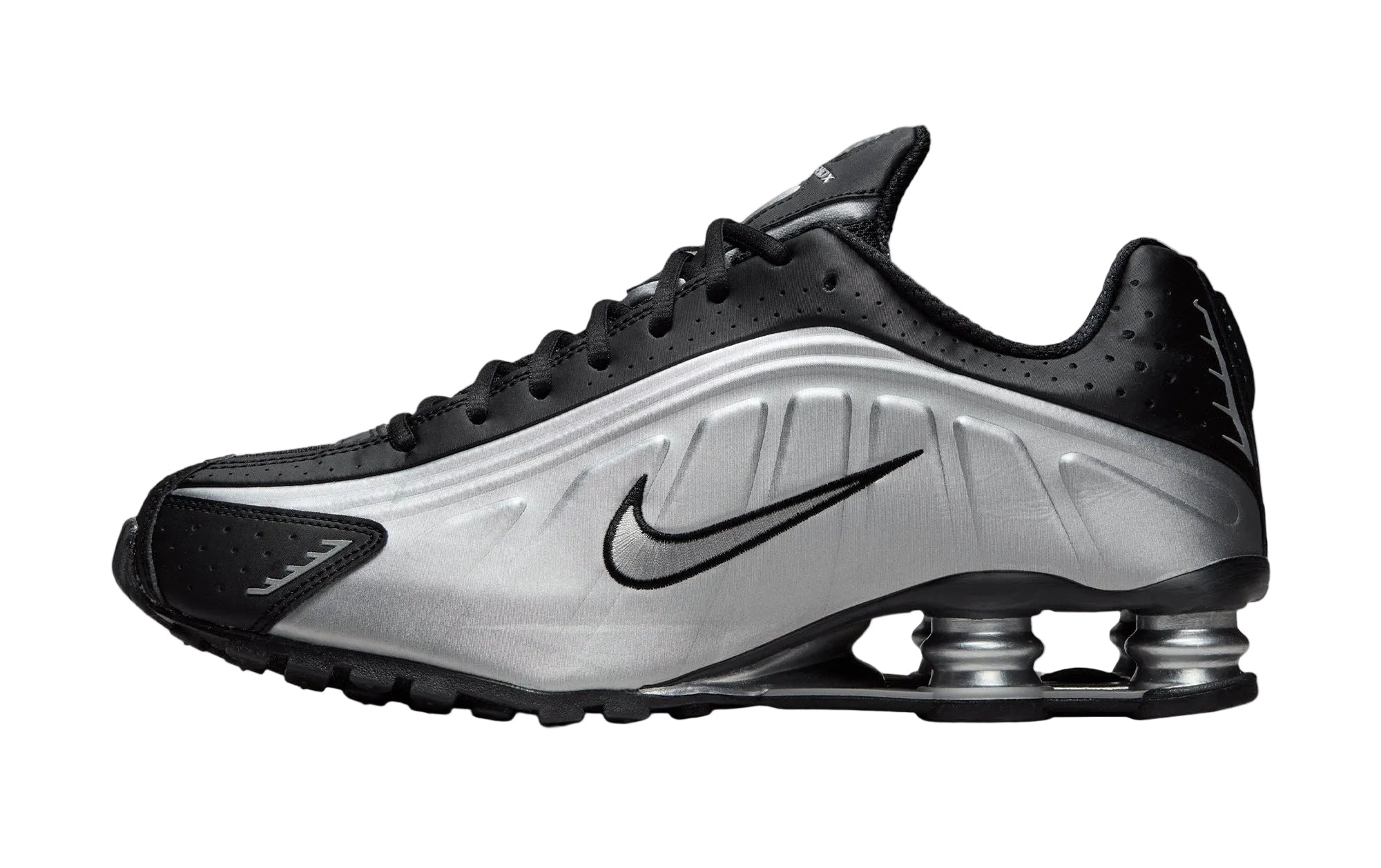 Nike Shox R4 Metallic Silver Black