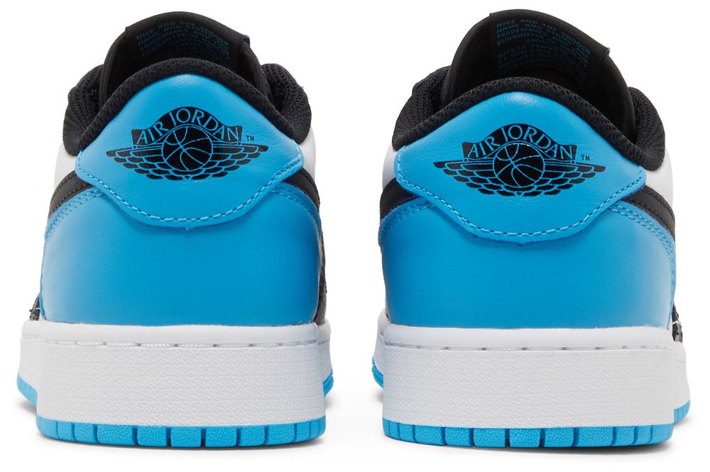 Jordan 1 Retro Low OG Black Dark Powder Blue (GS)
