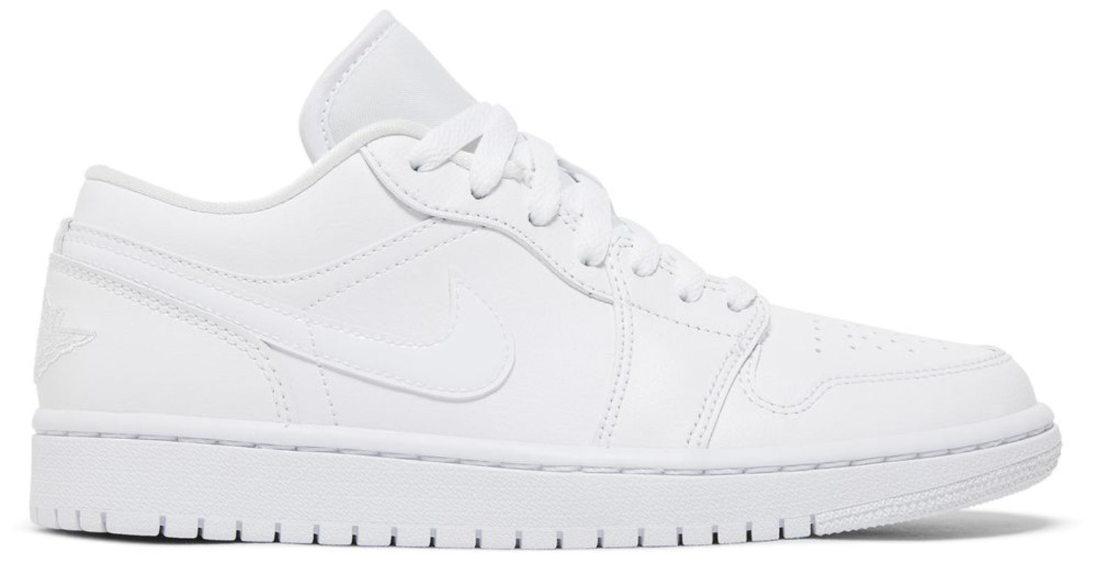 Jordan 1 Low Triple White (2022) (Women's)