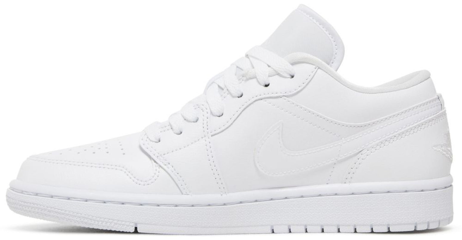 Jordan 1 Low Triple White (2022) (Women's)