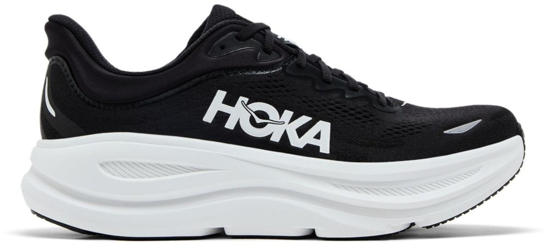 Hoka One One Bondi 9 Black White
