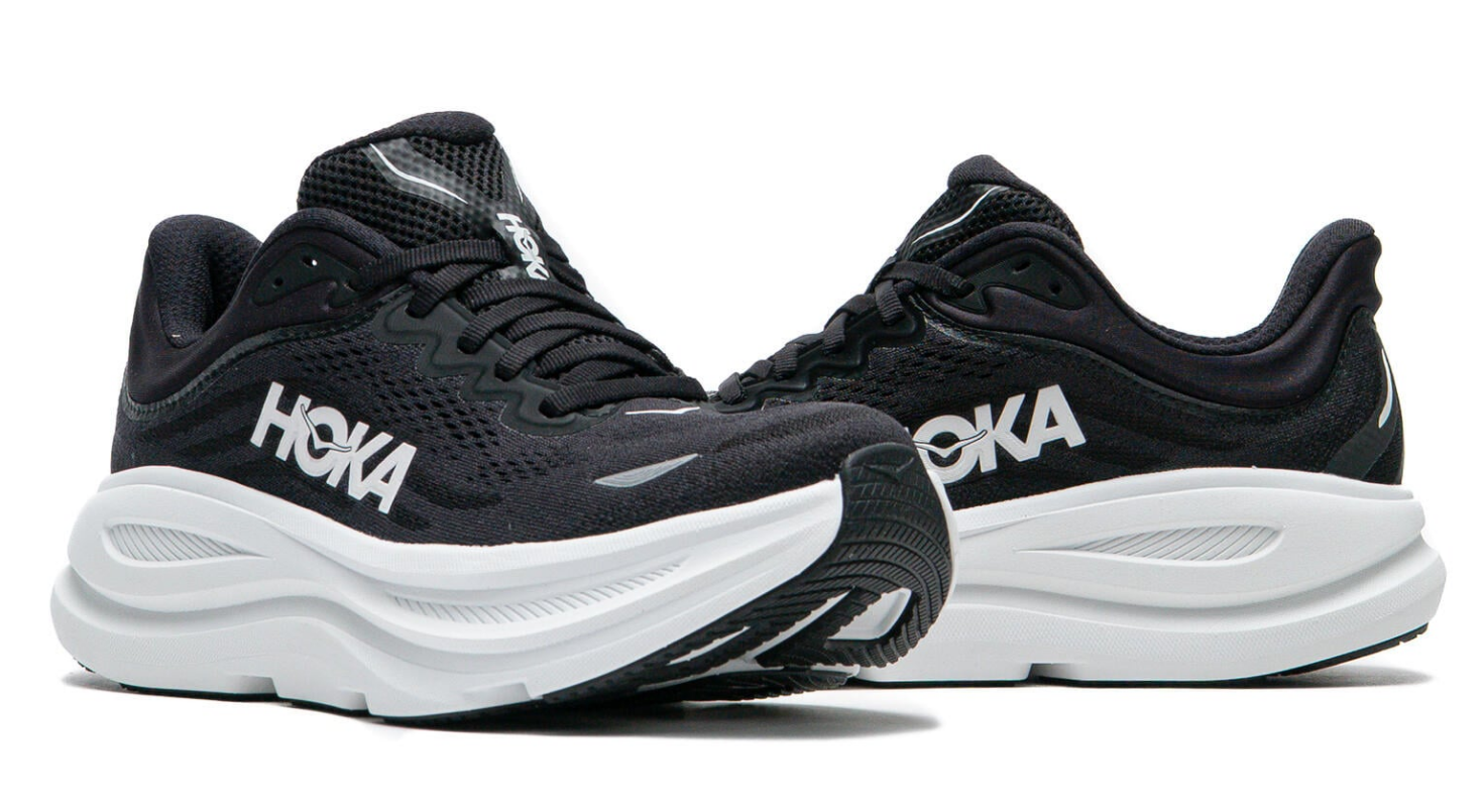 Hoka One One Bondi 9 Black White (Women's)