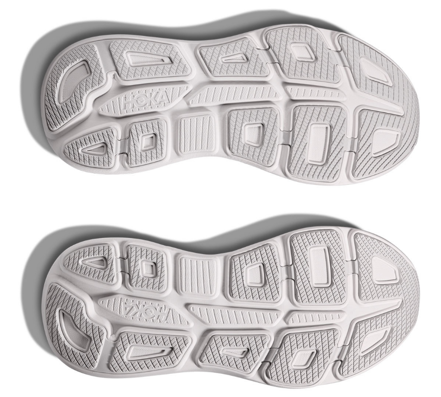 Hoka One One Bondi 9 Cosmic Grey White Mesh (Women's)