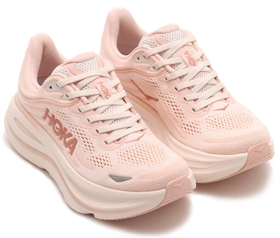 Hoka One One Bondi 9 Rose Latte Rose Cream (Women's)