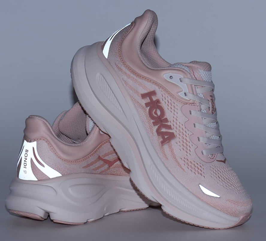 Hoka One One Bondi 9 Rose Latte Rose Cream (Women's)