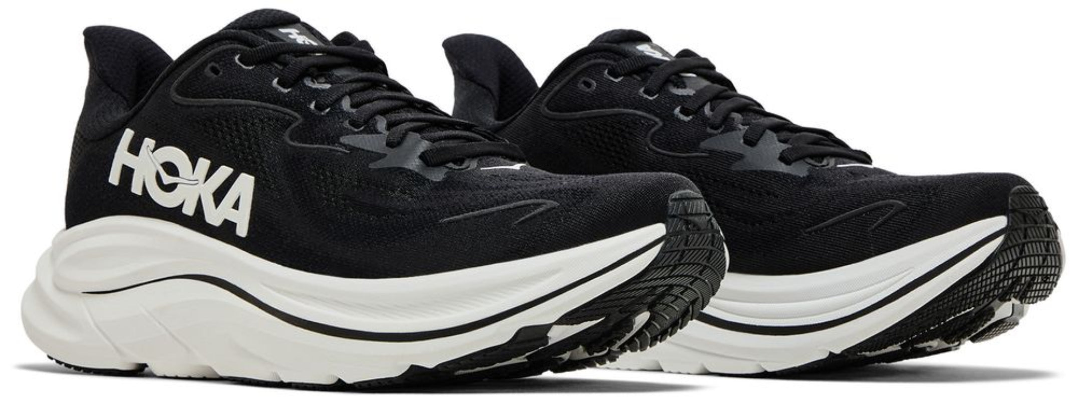 Hoka One One Clifton 10 Black White
