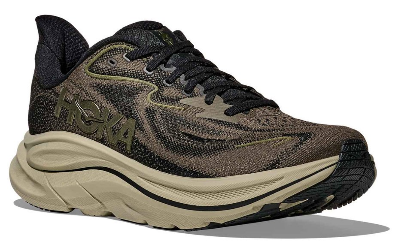 Hoka One One Clifton 10 Dark Roast Black