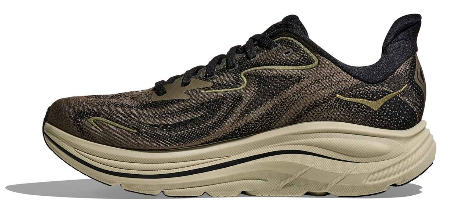 Hoka One One Clifton 10 Dark Roast Black