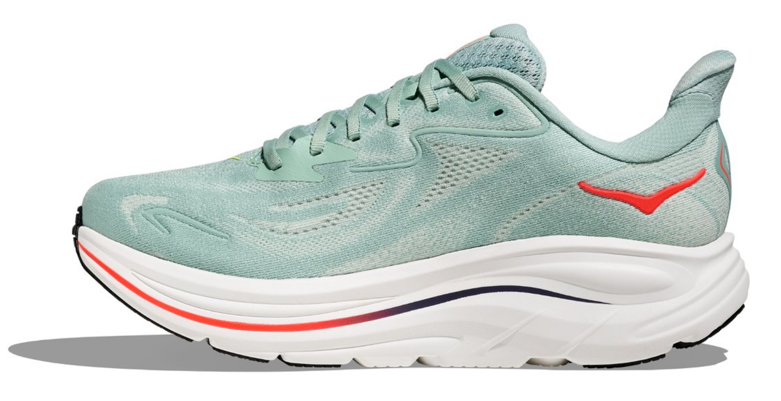 Hoka One One Clifton 10 Sage Neon Flame