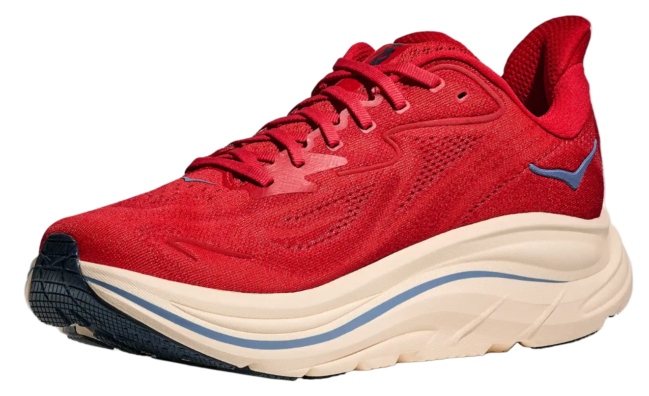 Hoka One One Clifton 10 Vermillion Varsity Navy