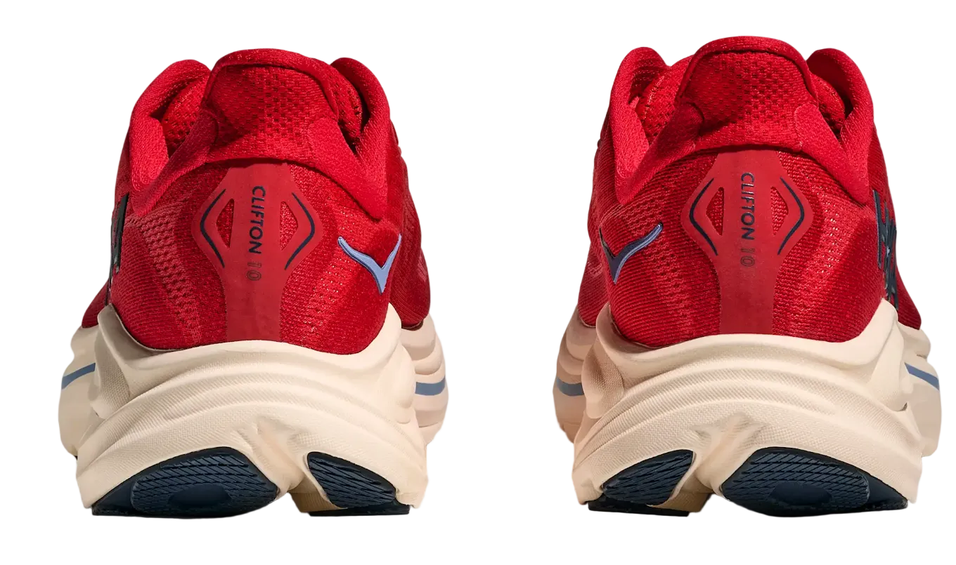 Hoka One One Clifton 10 Vermillion Varsity Navy