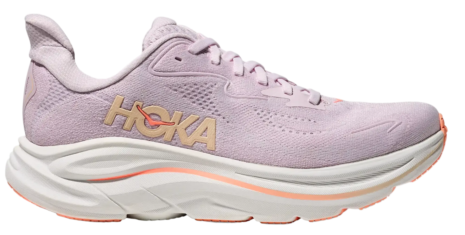 Hoka One One Clifton 10 Lilac Cream Tangerine Glow (Women's)