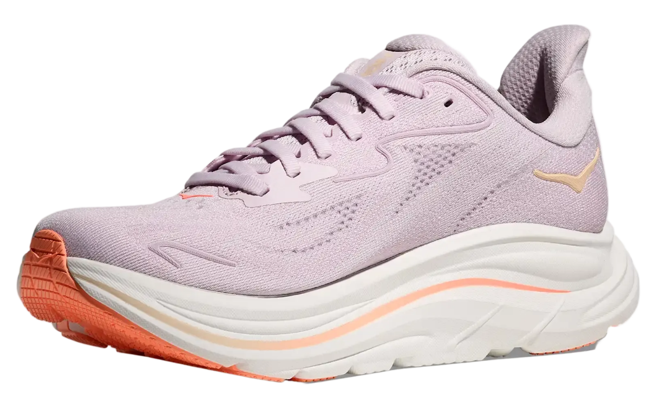 Hoka One One Clifton 10 Lilac Cream Tangerine Glow (Women's)