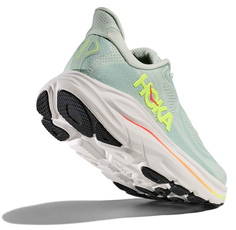 Hoka One One Clifton 10 Sea Glass Neon Flame (Women's)