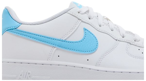 Nike Air Force 1 Low White Aquarius Blue (GS)