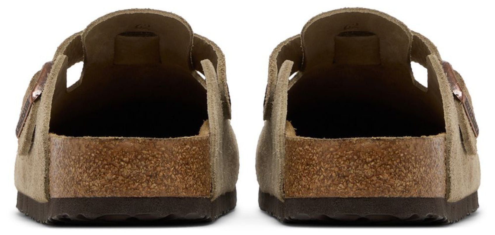 Birkenstock Boston Soft Footbed Suede Taupe