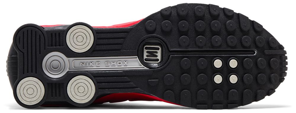 Nike Shox R4 University Red Black Metallic Silver