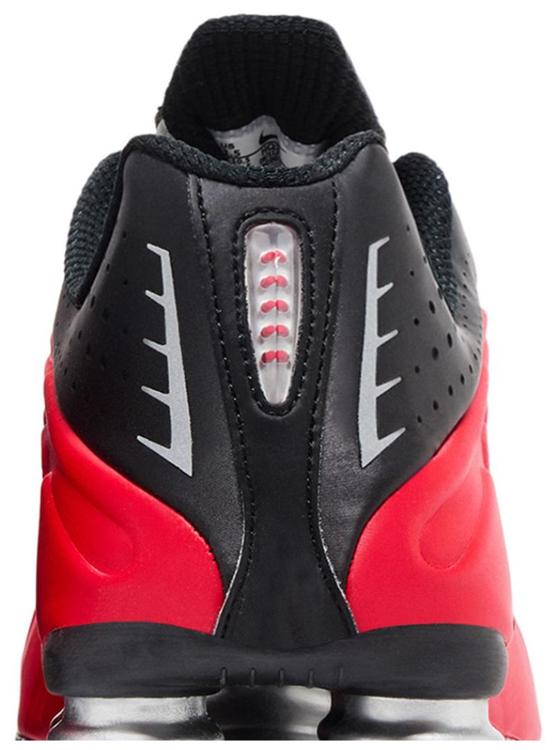 Nike Shox R4 University Red Black Metallic Silver