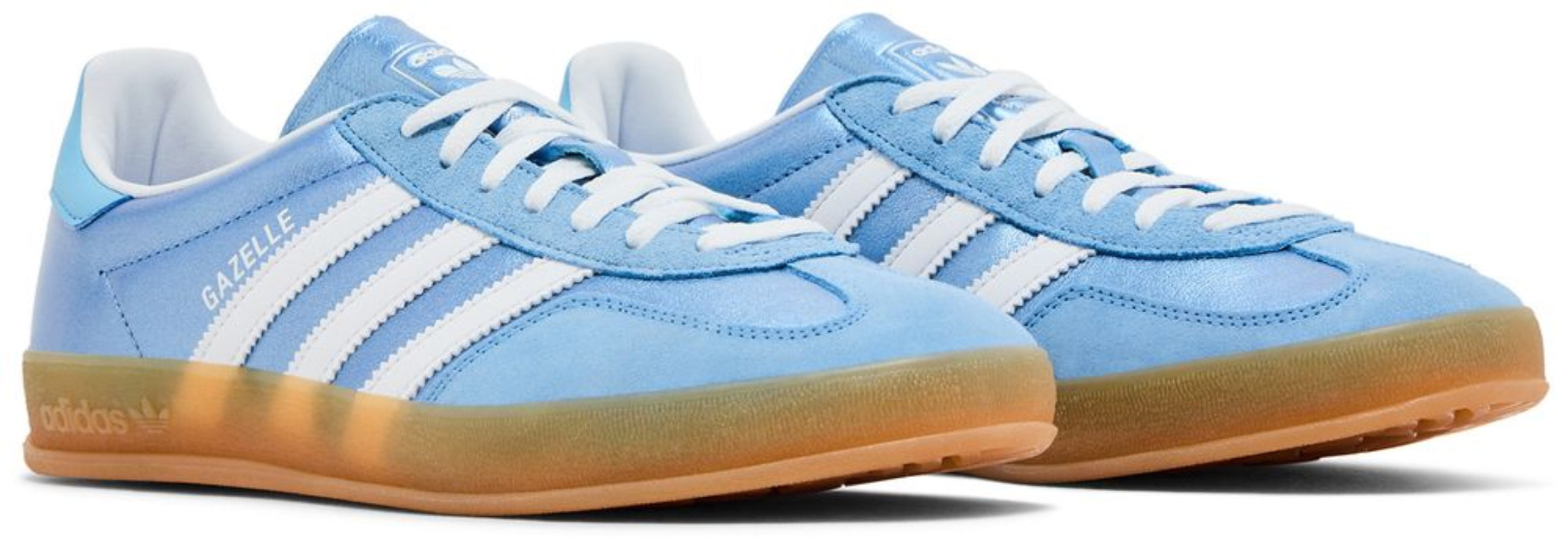 Adidas Gazelle Indoor Blue Cloud White Gum (Women's)