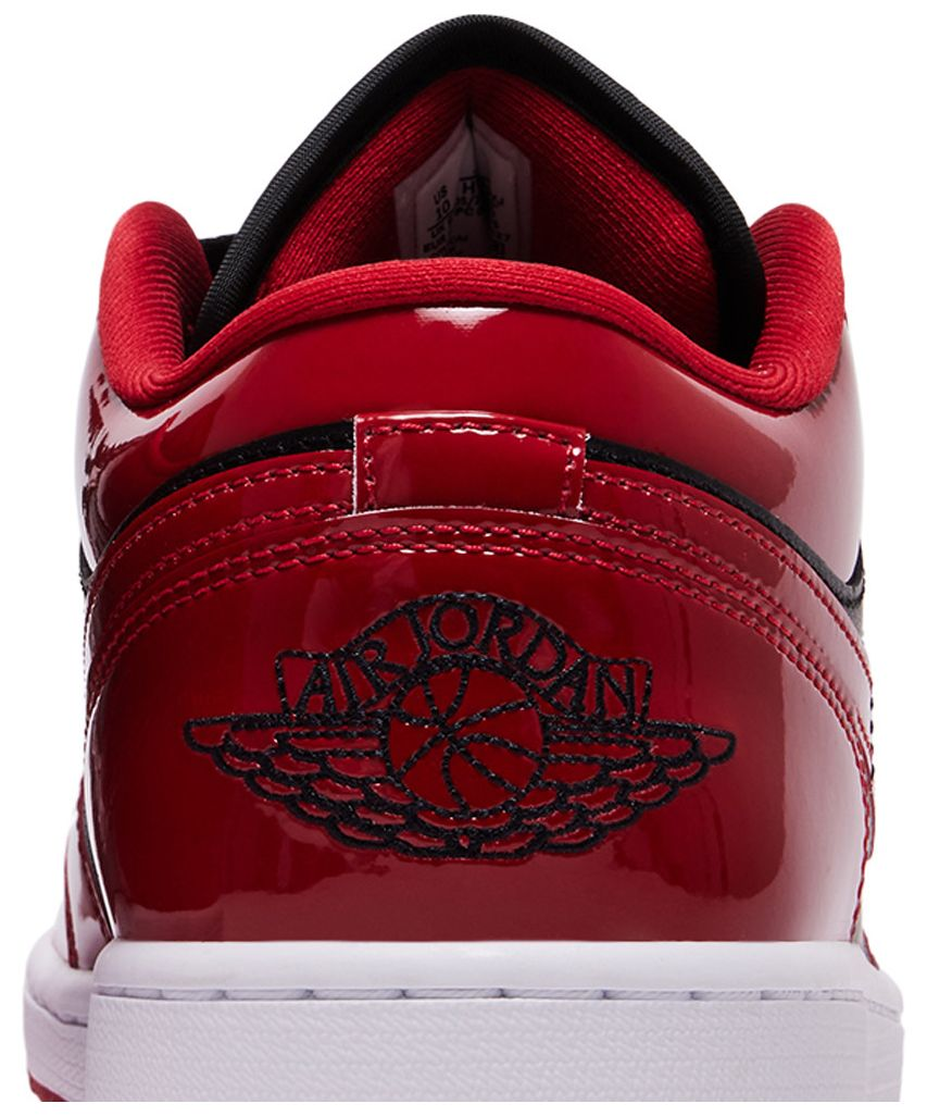 Jordan 1 Low SE Patent Varsity Red Black