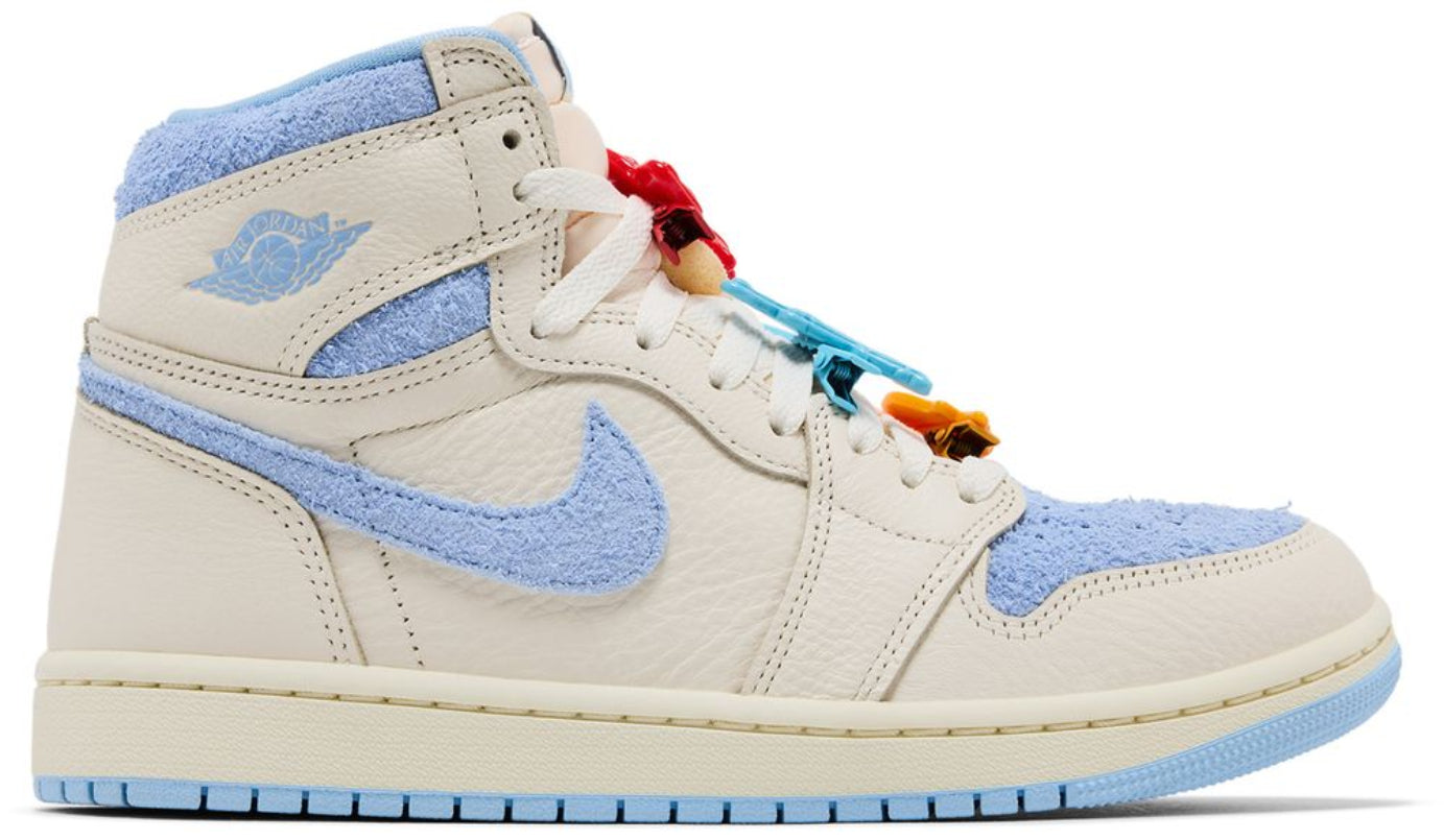 Jordan 1 Retro High OG Pale Ivory Psychic Blue (Women's)