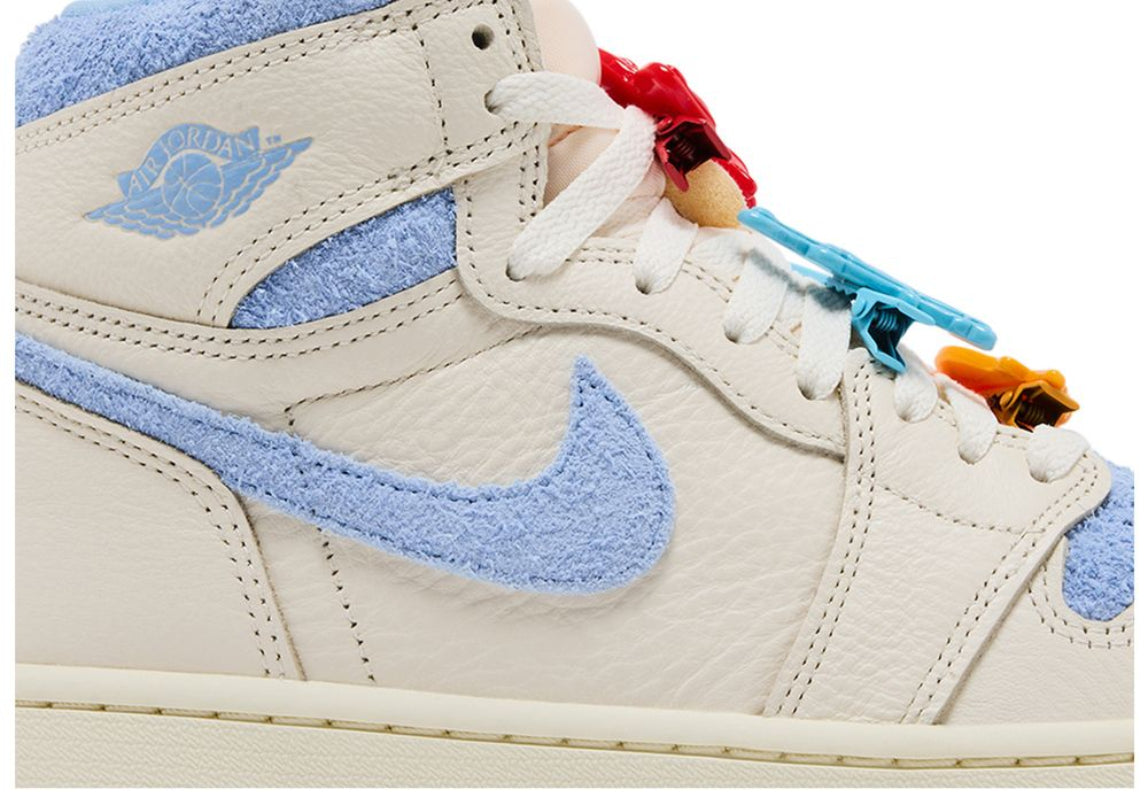 Jordan 1 Retro High OG Pale Ivory Psychic Blue (Women's)