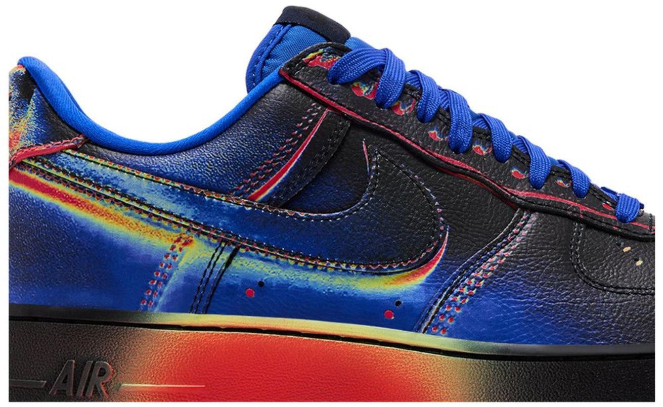 Nike Air Force 1 Low Retro Heat Map Black Racer Blue