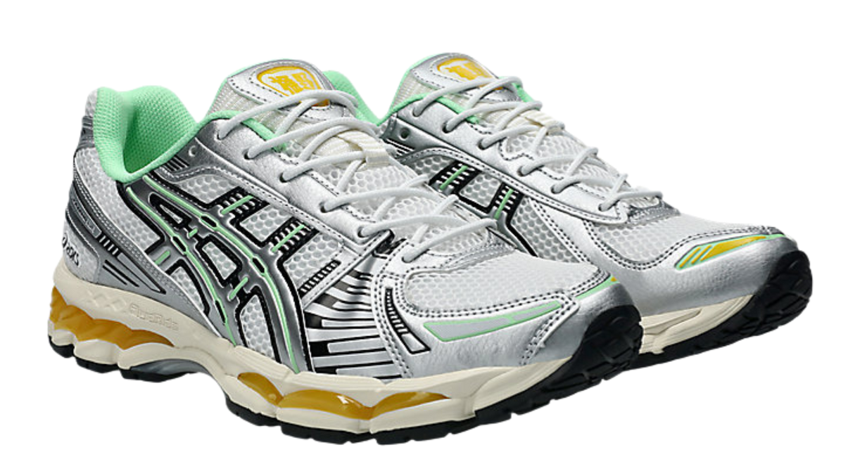 ASICS Gel-Kayano 12.1 Silver Green Orange