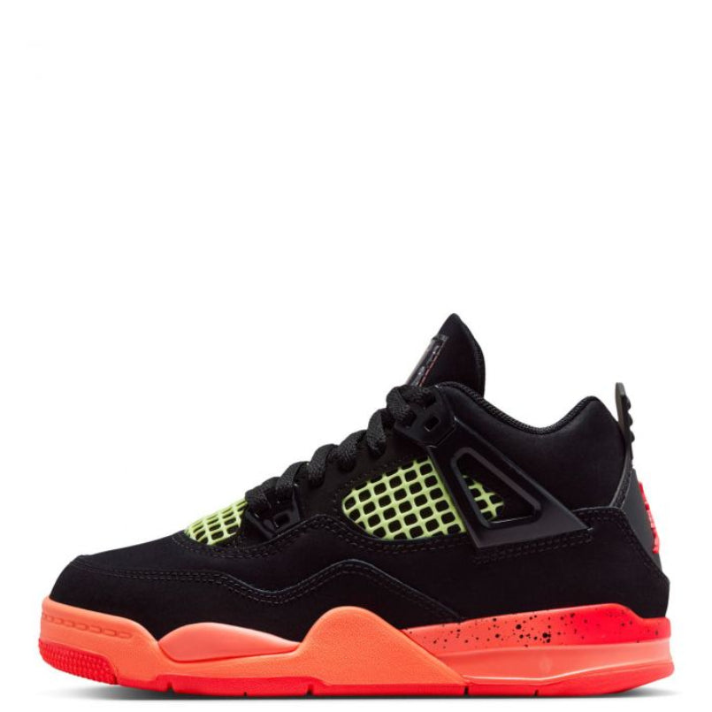 Jordan 4 Retro Black Infrared Barely Volt (PS)