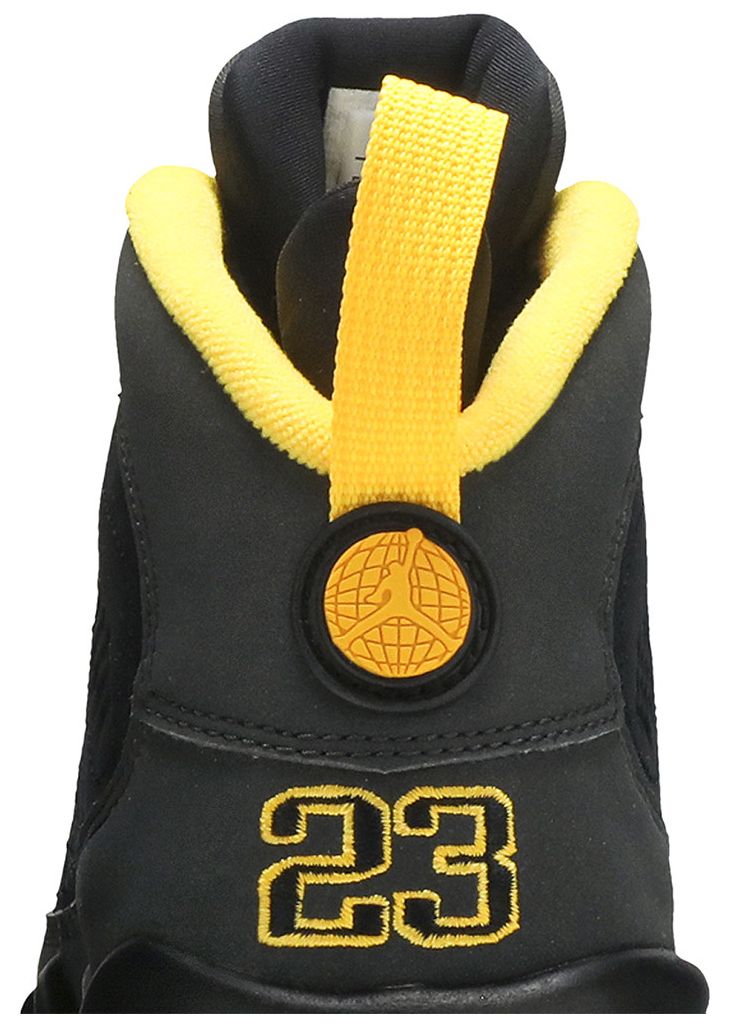 Jordan 9 Retro Dark Charcoal University Gold (GS)