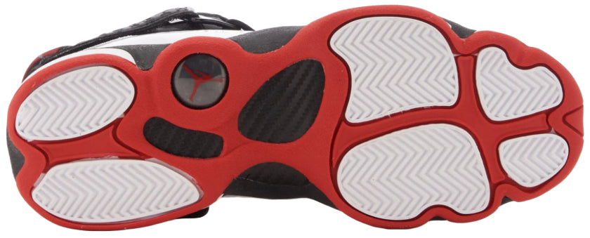 Jordan 6 Rings Black White University Red (GS)