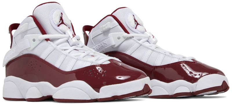 Jordan 6 Rings White Team Red (GS)
