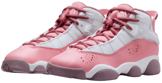 Jordan 6 Rings Coral Chalk White Desert Berry (GS)