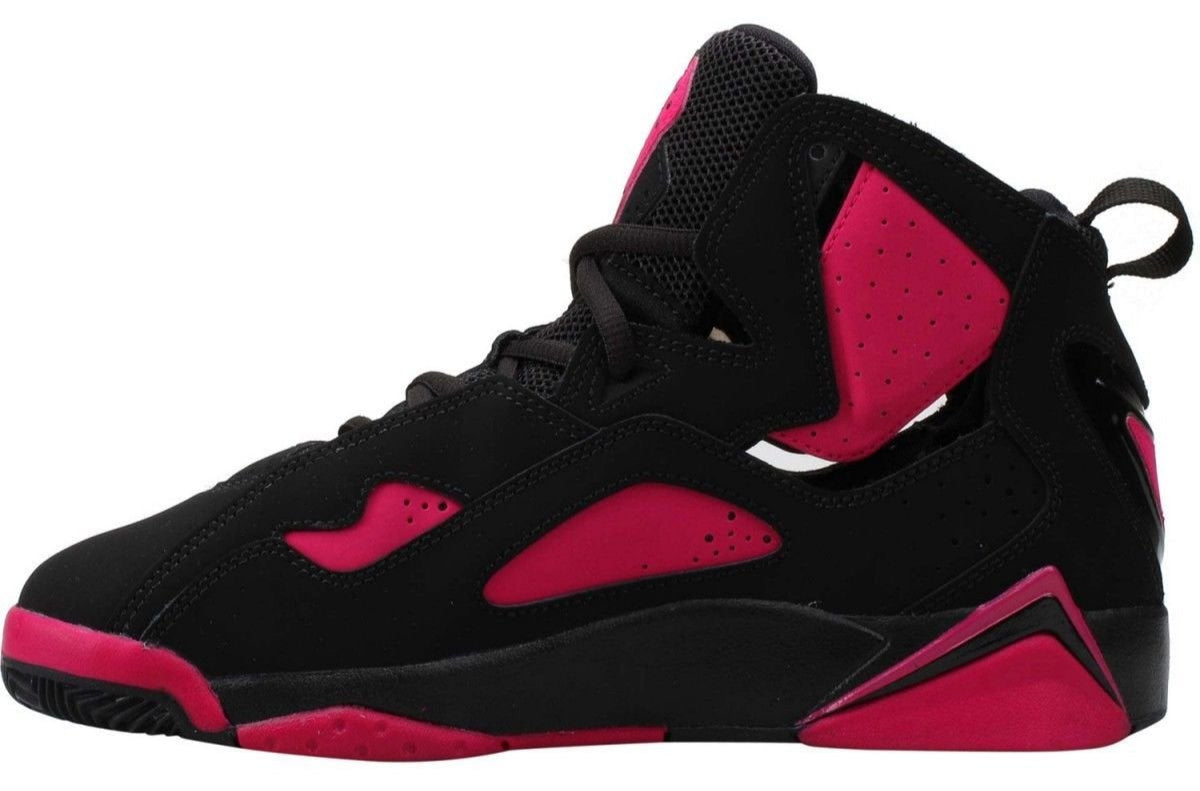 Jordan True Flight Black Sport Fuchsia (GS)