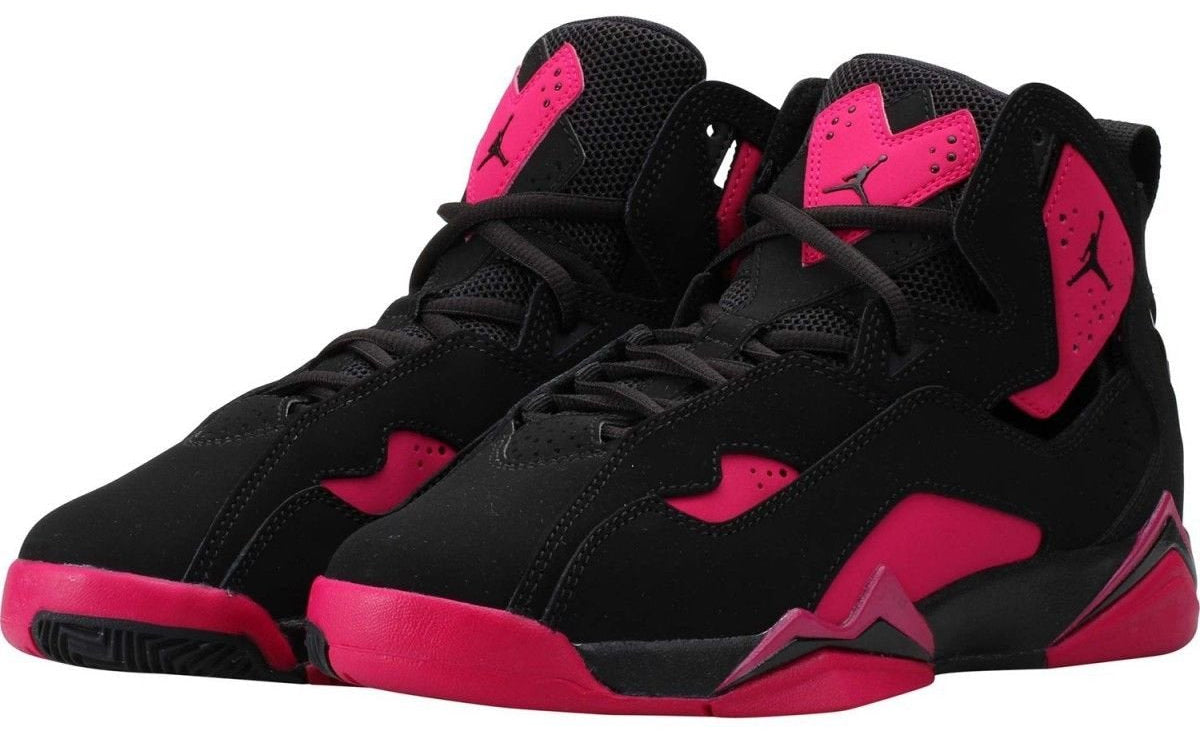 Jordan True Flight Black Sport Fuchsia (GS)