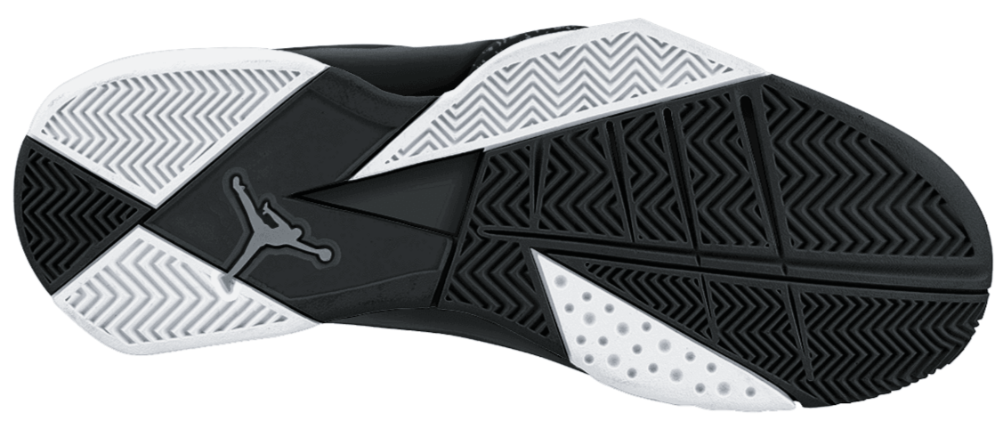 Jordan True Flight Black White Metallic Silver (GS)