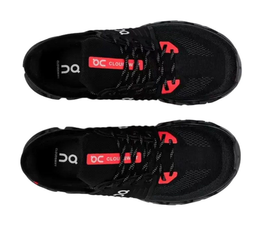 On Cloudswift 4 Black Red Silver