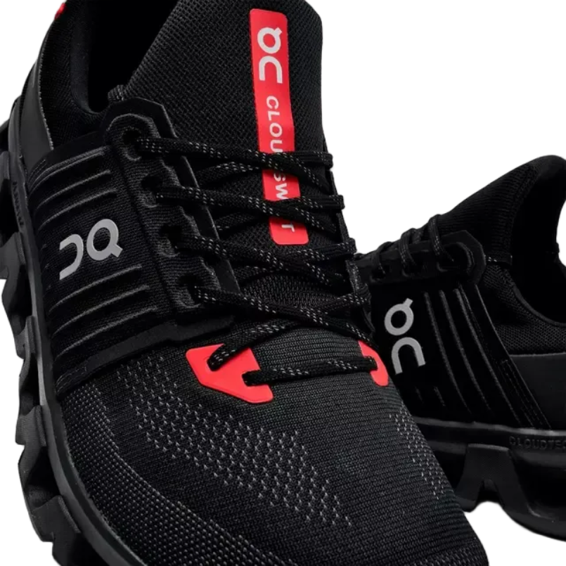 On Cloudswift 4 Black Red Silver