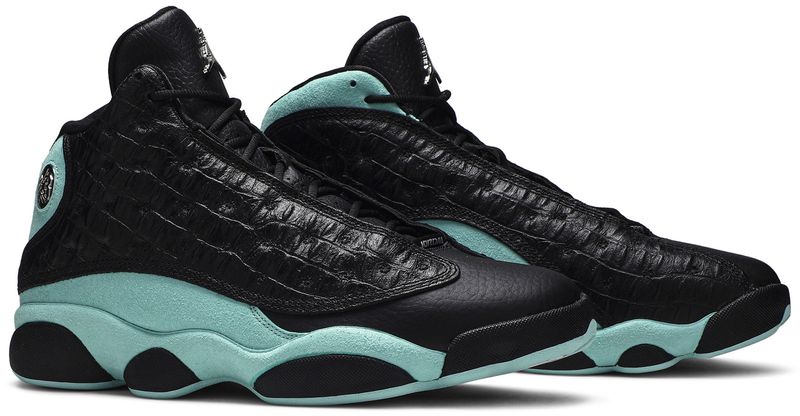 Jordan 13 Retro Black Island Green