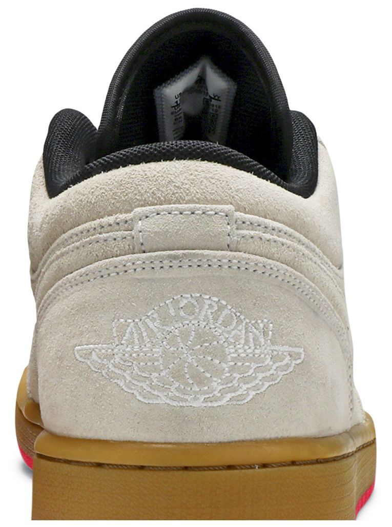 Jordan 1 Low White Gum Hyper Pink