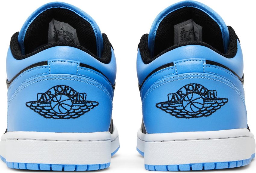 Jordan 1 Low Black University Blue