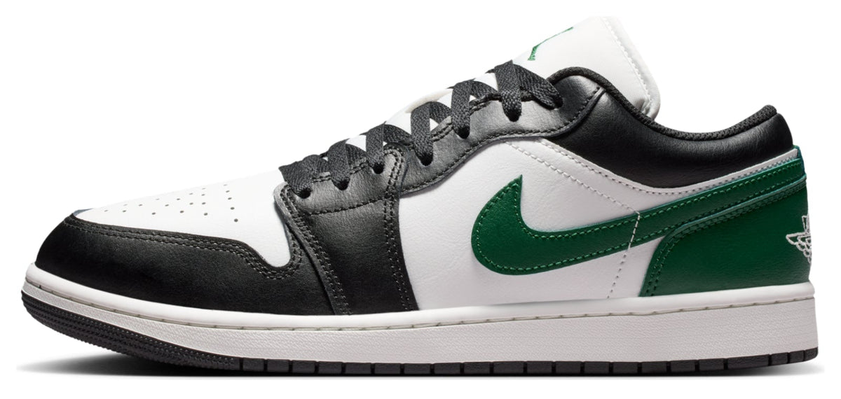 Jordan 1 Low Black Gorge Green Summit White