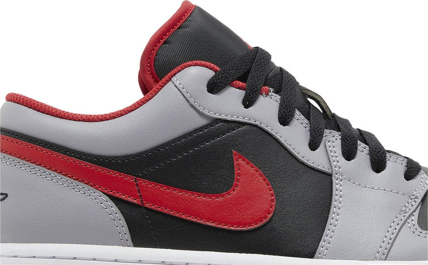 Jordan 1 Low Black Light Smoke Grey Gym Red