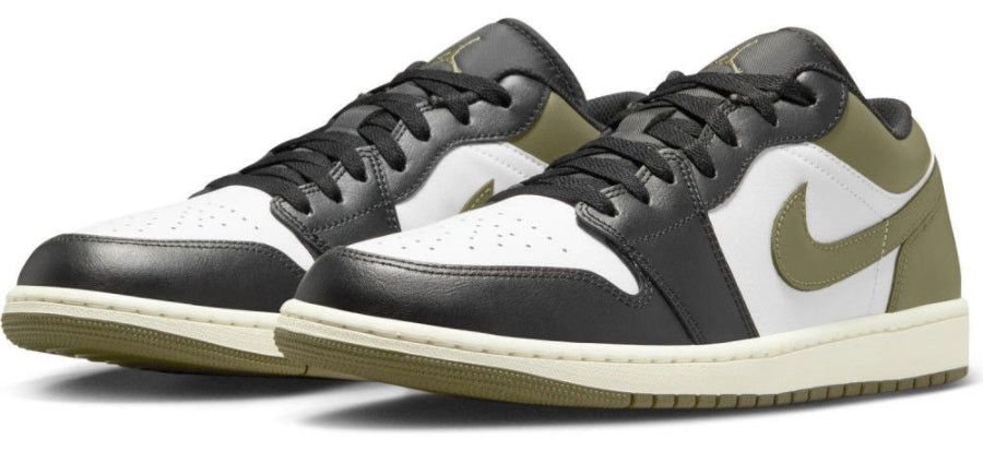 Jordan 1 Low Black Toe Medium Olive