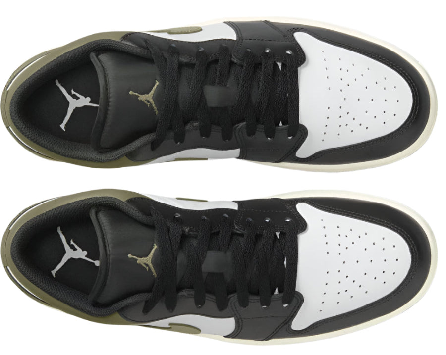 Jordan 1 Low Black Toe Medium Olive