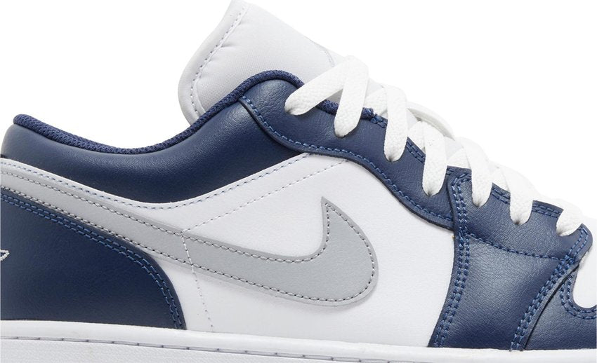 Jordan 1 Low Wolf Grey Midnight Navy