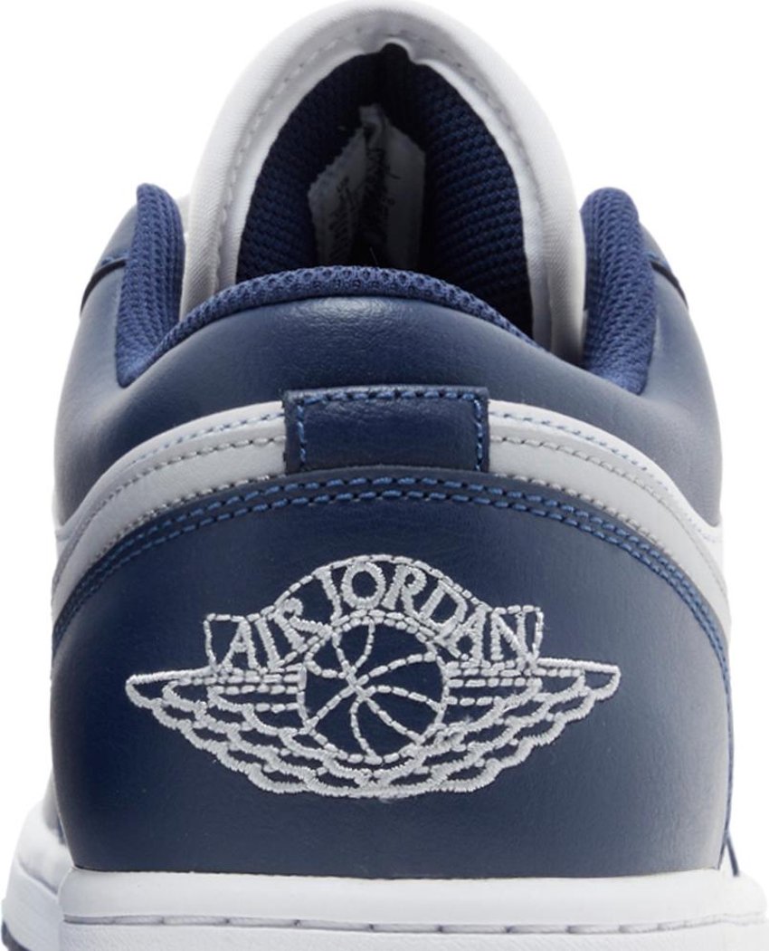 Jordan 1 Low Wolf Grey Midnight Navy