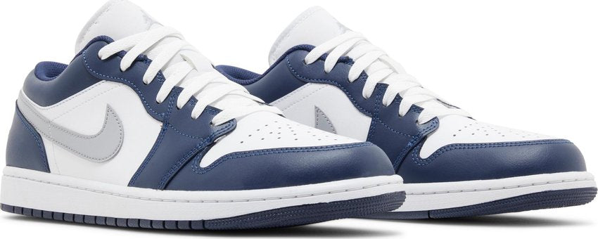 Jordan 1 Low Wolf Grey Midnight Navy