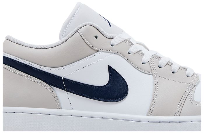 Jordan 1 Low Midnight Navy Neutral Grey