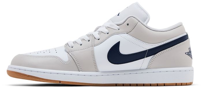 Jordan 1 Low Midnight Navy Neutral Grey